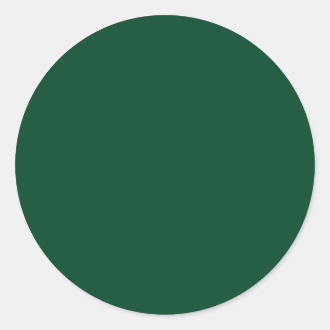 Sticker Rond British Racing Green Solid Color (Devant)
