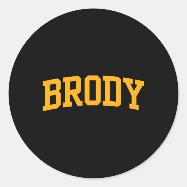 Sticker Rond Brody School Of Medicine 02 (Devant)