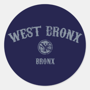 Sticker Rond Bronx Ouest