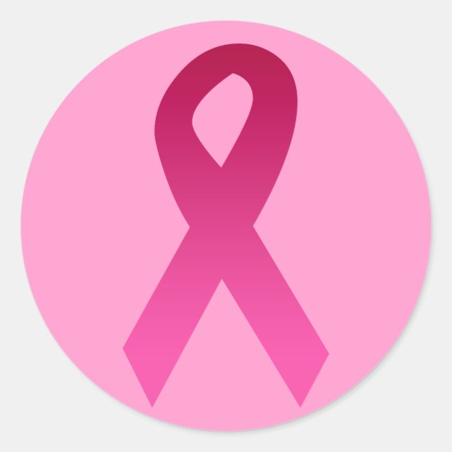 Sticker Rond Bronzette rose (Devant)