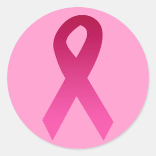 Sticker Rond Bronzette rose