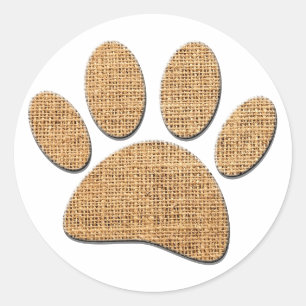 Sticker Rond Brûlure à mât de chien