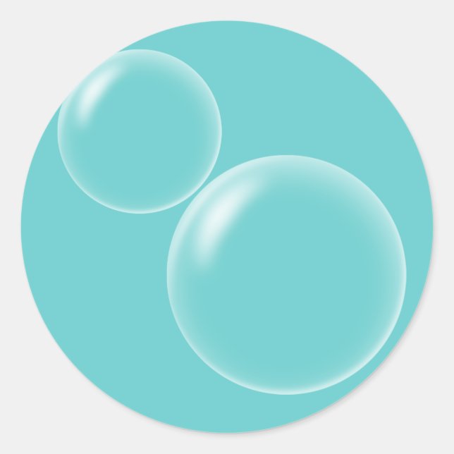 Sticker Rond Bubbles (Devant)