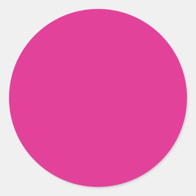 Sticker Rond BUDGET CERISE ROSE Mariage moderne (Devant)