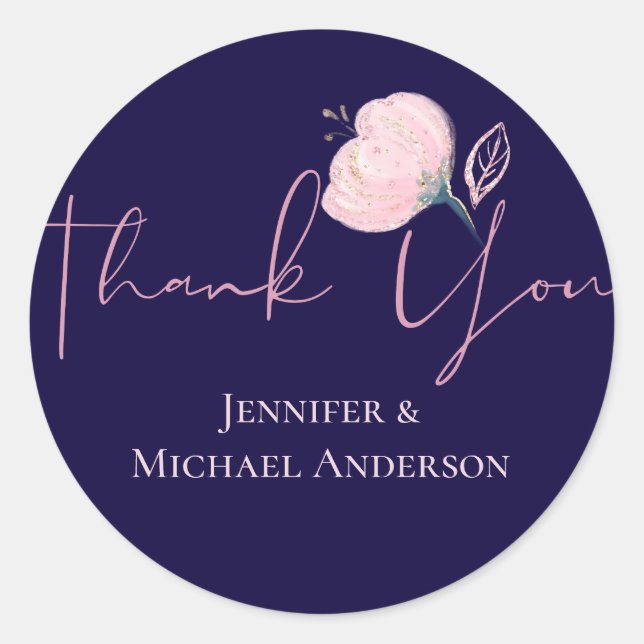 Sticker Rond Budget Mariage bleu bleu bleu bleu bleu rose rose (Devant)