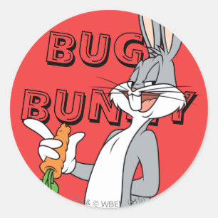 Sticker Rond BUGS BUNNY™ With Carrot