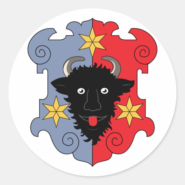 Sticker Rond bukovina, Autriche (Devant)