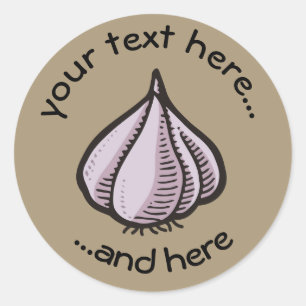 Sticker Rond Bulle d'ail
