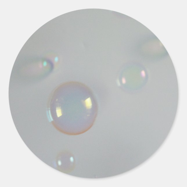Sticker Rond Bulles colorées (Devant)