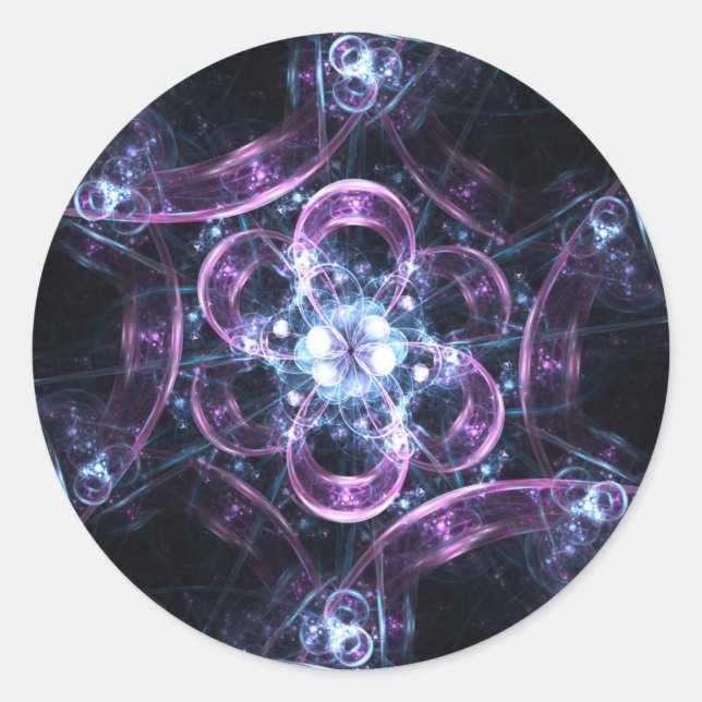 Sticker Rond Bulles énergétiques sacrées (Devant)