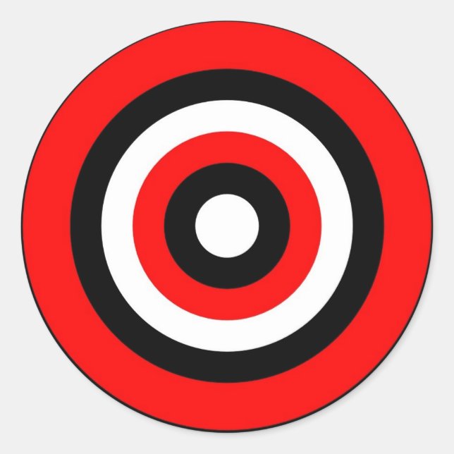 Sticker Rond Bullseye (Devant)