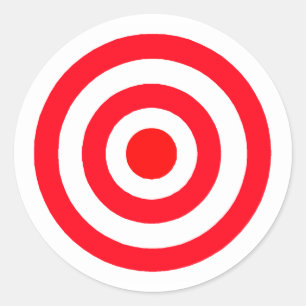 Sticker Rond Bullseye