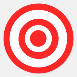 Sticker Rond Bullseye