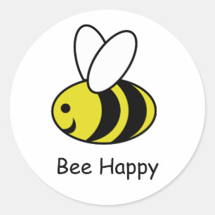 Sticker Rond Bumble Bee
