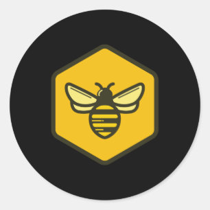Sticker Rond Bumblebee