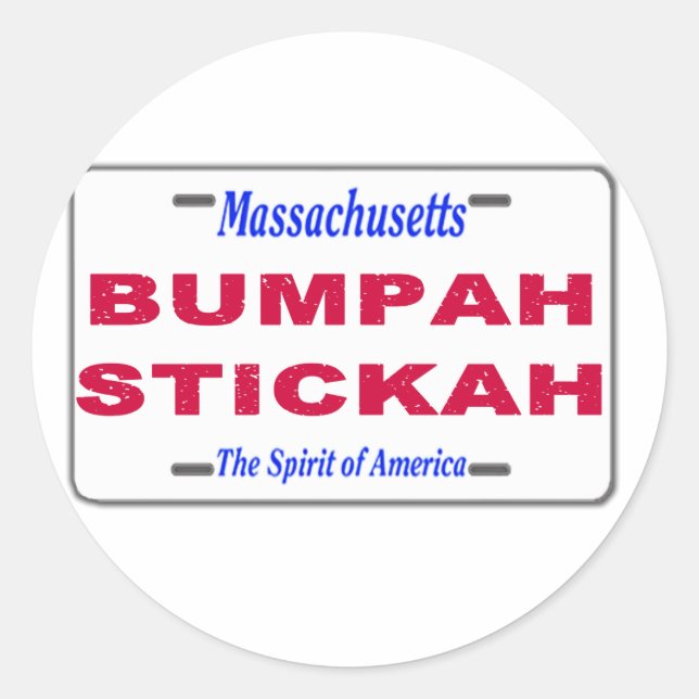 Sticker Rond Bumpah Stickah (Devant)