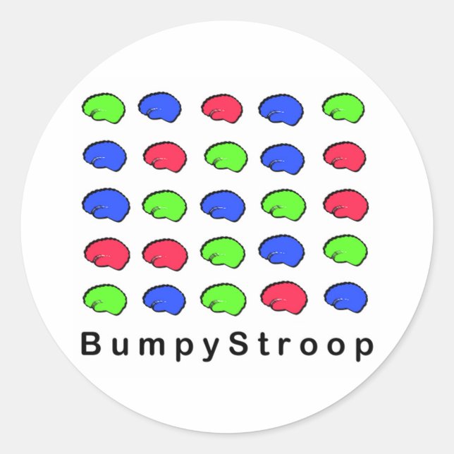 Sticker Rond Bumpy Stroupe (Devant)