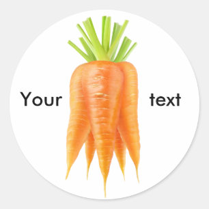 Sticker Rond Bunch de carottes