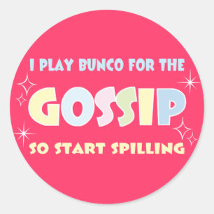 Sticker Rond Bunco Gossip