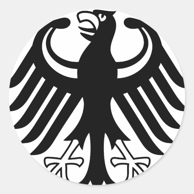Sticker Rond Bundesadler (Devant)
