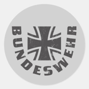 Sticker Rond Bundeswehr Deutschland, Luftwaffe, l'Armée de