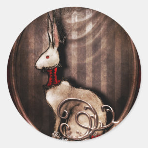 Sticker Rond Bunneh victorien