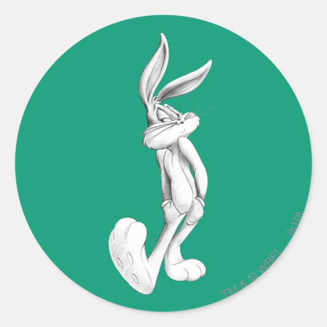 STICKER ROND BUNNY™ (Devant)
