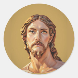 Sticker Rond BUSTE DU CHRIST SAUVEUR par MICHELANGE 2026_
