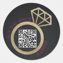 Buy the Bachelorette a Drink QR Code, Hens Party