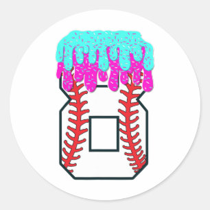 Sticker Rond Bysebyll Drift 8 an Old 8th Birthday Boy Jersey N