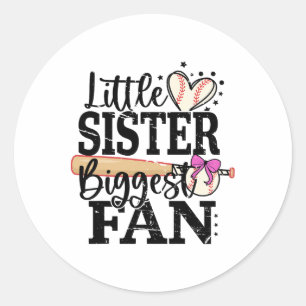 Sticker Rond Bysebyll Petite Soeur Plus Grand Van Cute Lil Sis