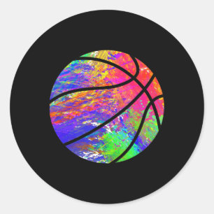 Sticker Rond Bysketbyll Splash Team Player Bysketbyll Player By
