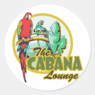 Sticker Rond Cabana Lounge
