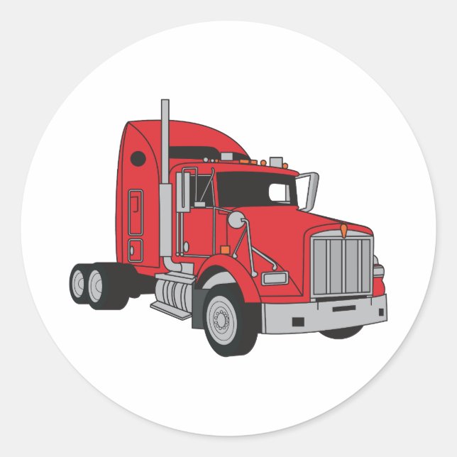Sticker Rond Cabine semi-remorque (Devant)