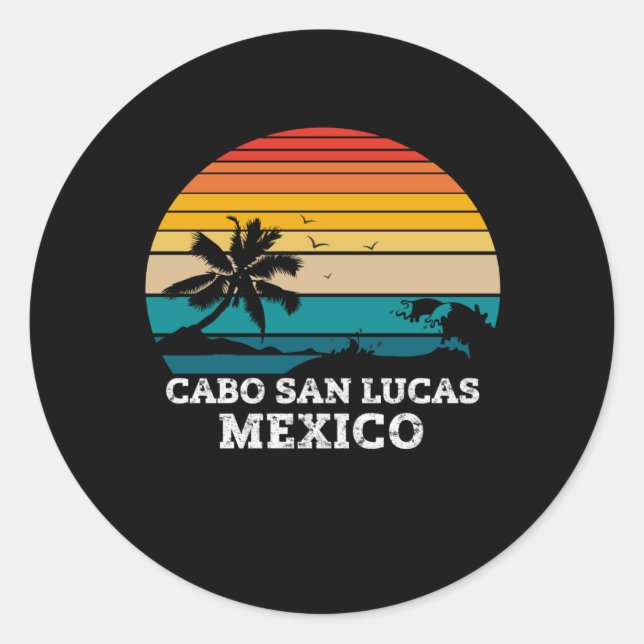 STICKER ROND CABO SAN LUCAS MEXICO (Devant)