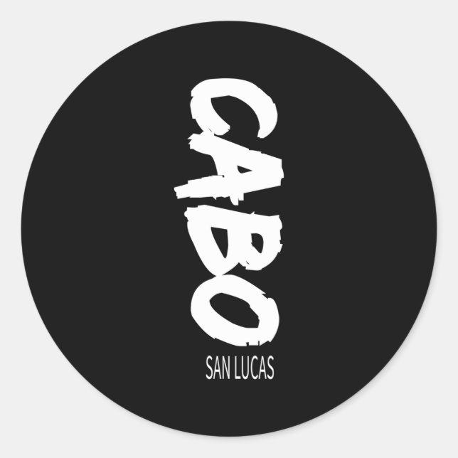 Sticker Rond Cabo San Lucas Mexique Vacances (Devant)