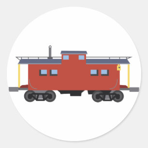 Sticker Rond Caboose