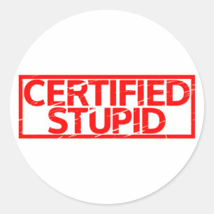 Sticker Rond Cachet d'astuce certifié