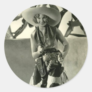 Sticker Rond Cactus Kate