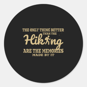 Sticker Rond Cadeau Camper  La Seule Chose Meilleure Que La Ran