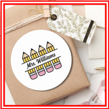 Cadeau Crayon Enseignant Remerciement Rentrée Scol