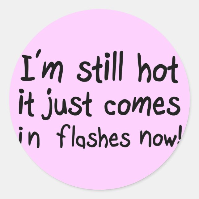 Sticker Rond Cadeau d'anniversaire drôle d'autocollants (Devant)