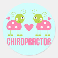 Cadeau de chiropraticien rose Ladybug