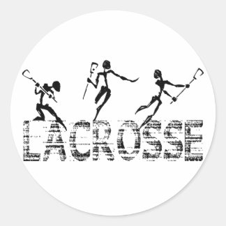 Sticker Rond Cadeau de crosse