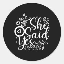 Cadeau de mariage elle dit oui