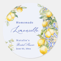 Cadeau de mariage Limoncello fait maison