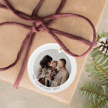 Cadeau de Noël personnalisé avec photo de famille