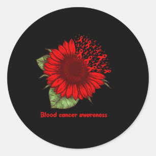 Sticker Rond Cadeau Guerrier de la fleur de tournesol de sensib