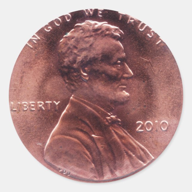 Sticker Rond Cadeau numismatique (Devant)