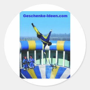 Sticker Rond Cadeau personnel
